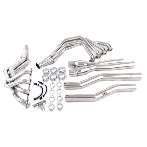 Texas Speed & Performance C7 304 Stainless Steel Long Tube Headers & 3" Off-Road X-Pipe - Southwest Speed LLC