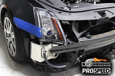 PROSPEED '08-15 CTSV Front Mounted 3 Gallon Heat Exchanger Tank - Southwest Speed LLC