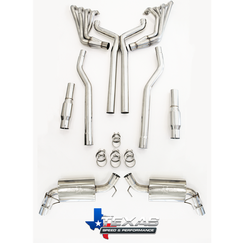 Texas Speed & Performance Complete 1 7/8" or 2" Header and Exhaust System (5th Gen Camaro SS & ZL1) - Southwest Speed LLC