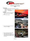 BMR 2010 - 2015 Chevy Camaro Bushing Kit, Rear Cradle, Delrin, Race Version - Southwest Speed LLC