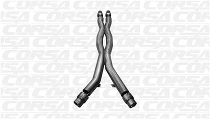 Corsa 2015 Ford Mustang GT 5.0 3" Double X Pipe *Will Fit Factory Exhaust* - Southwest Speed LLC