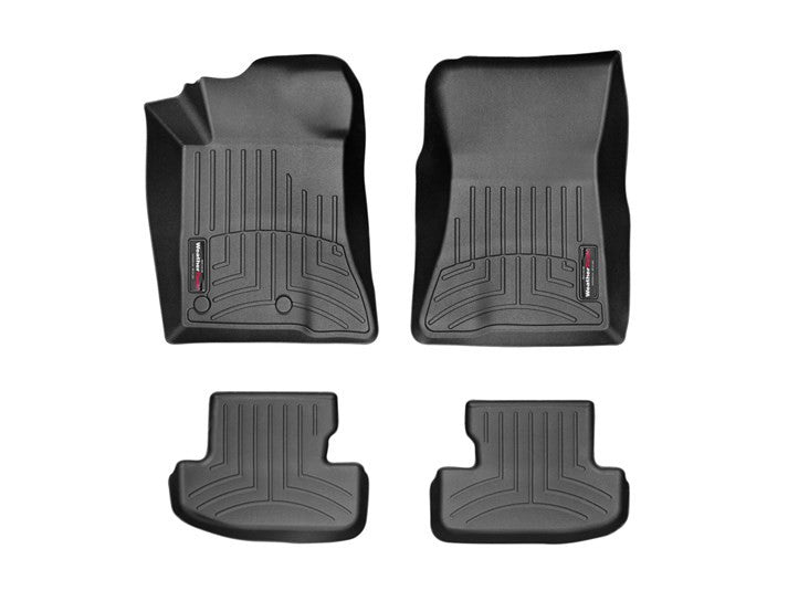 WeatherTech 15 Ford Mustang Front and Rear FloorLiners - Black  - Southwest Speed LLC